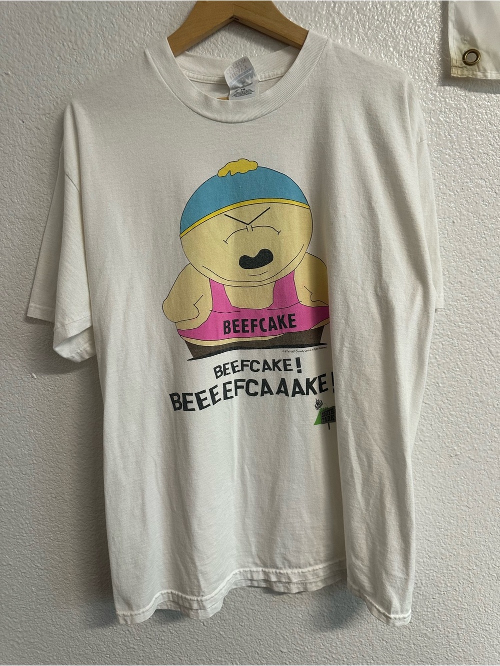 Vintage 1997 South Park Beefcake Cartman Tee XL